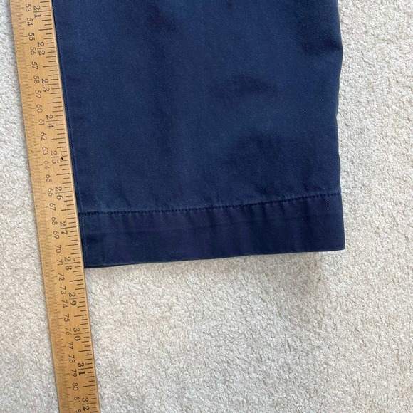 Polo Ralph Lauren Preston Pant Mens 36x30 Navy Blue Chino Cotton Straight Cotton - Picture 8 of 8